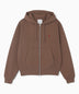 Gramicci One Point Zip Hooded Erkek Sweatshirt Brown