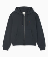 Gramicci One Point Zip Hooded Erkek Sweatshirt Vintage Black