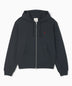 Gramicci One Point Zip Hooded Erkek Sweatshirt Vintage Black