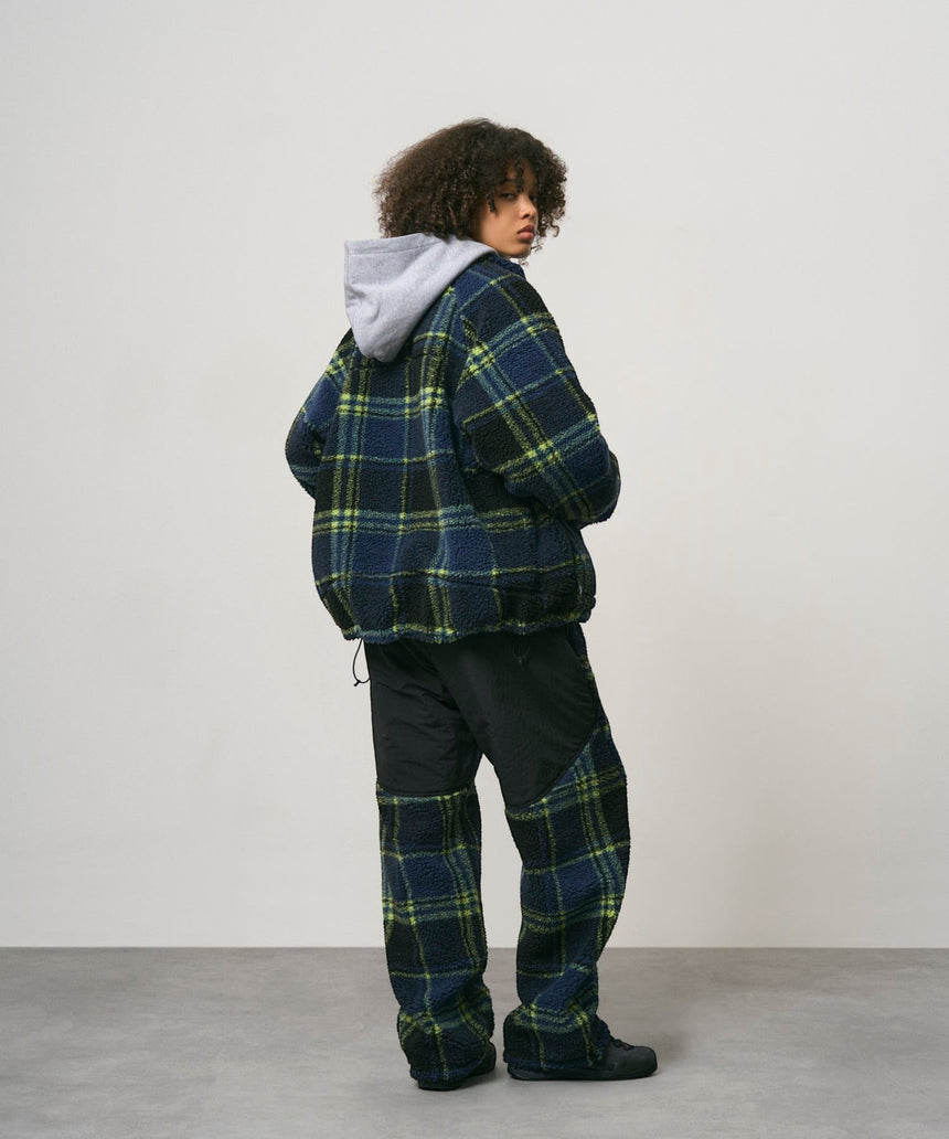 Gramicci Reversible Sherpa Plaid Çift Taraflı Erkek Ceket