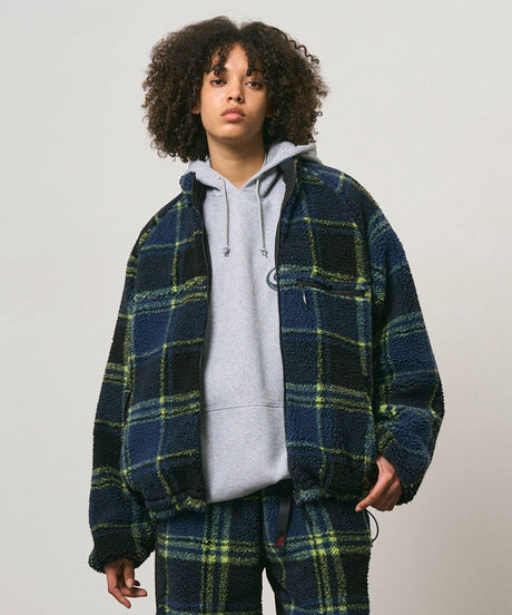 Gramicci Reversible Sherpa Plaid Çift Taraflı Erkek Ceket