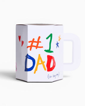 Happy Socks No. 1 Dad Gift Set 3 Pack Çorap Çok Renkli