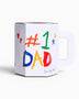 Happy Socks No. 1 Dad Gift Set 3 Pack Çorap Çok Renkli