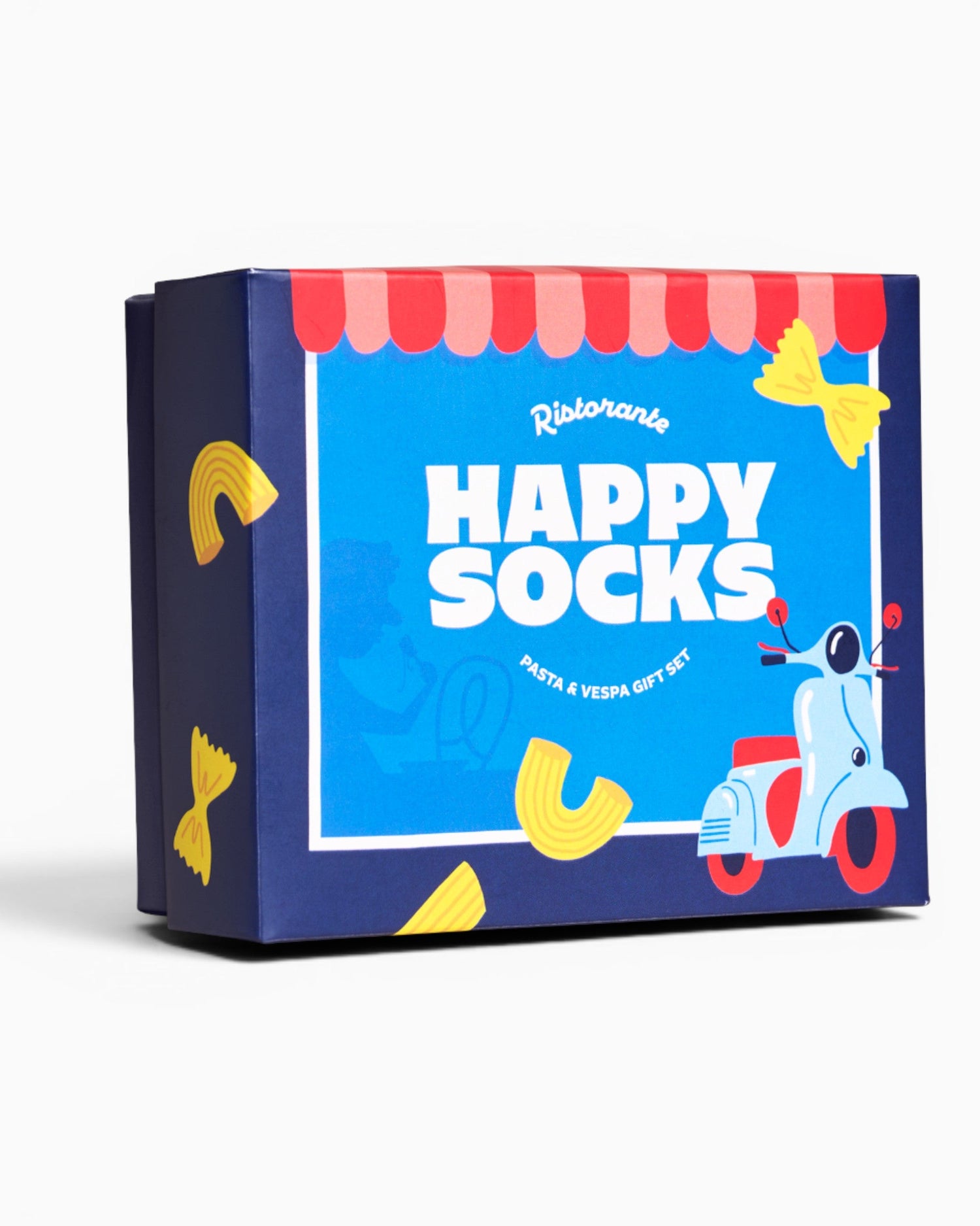 Happy Socks Pasta&Scooter Gift Set 2 Pack Çorap Çok Renkli