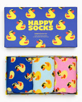 Happy Socks Rubber Duck Gift Set 3 Pack Çorap Çok Renkli