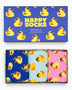 Happy Socks Rubber Duck Gift Set 3 Pack Çorap Çok Renkli