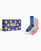 Happy Socks Rubber Duck Gift Set 3 Pack Çorap