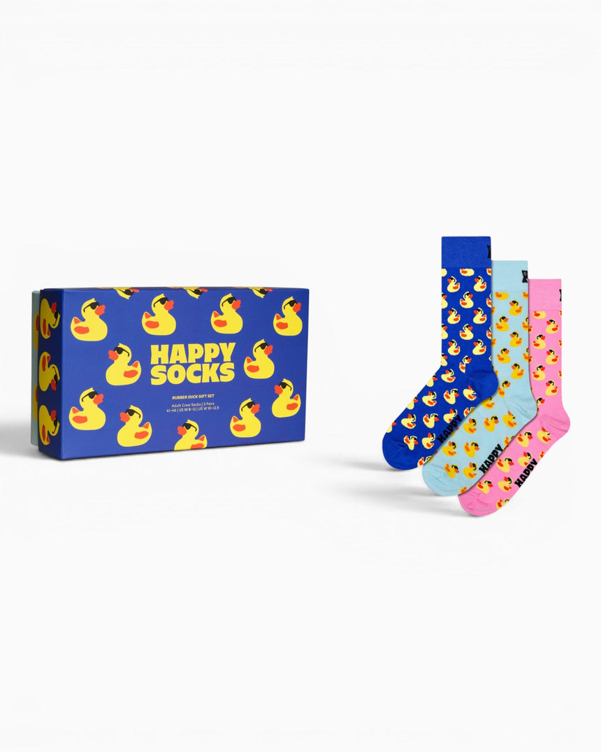 Happy Socks Rubber Duck Gift Set 3 Pack Çorap