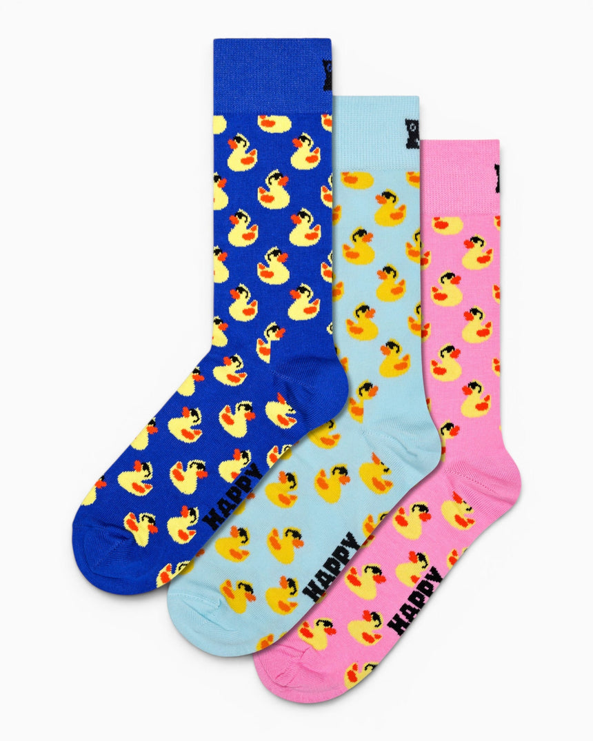 Happy Socks Rubber Duck Gift Set 3 Pack Çorap