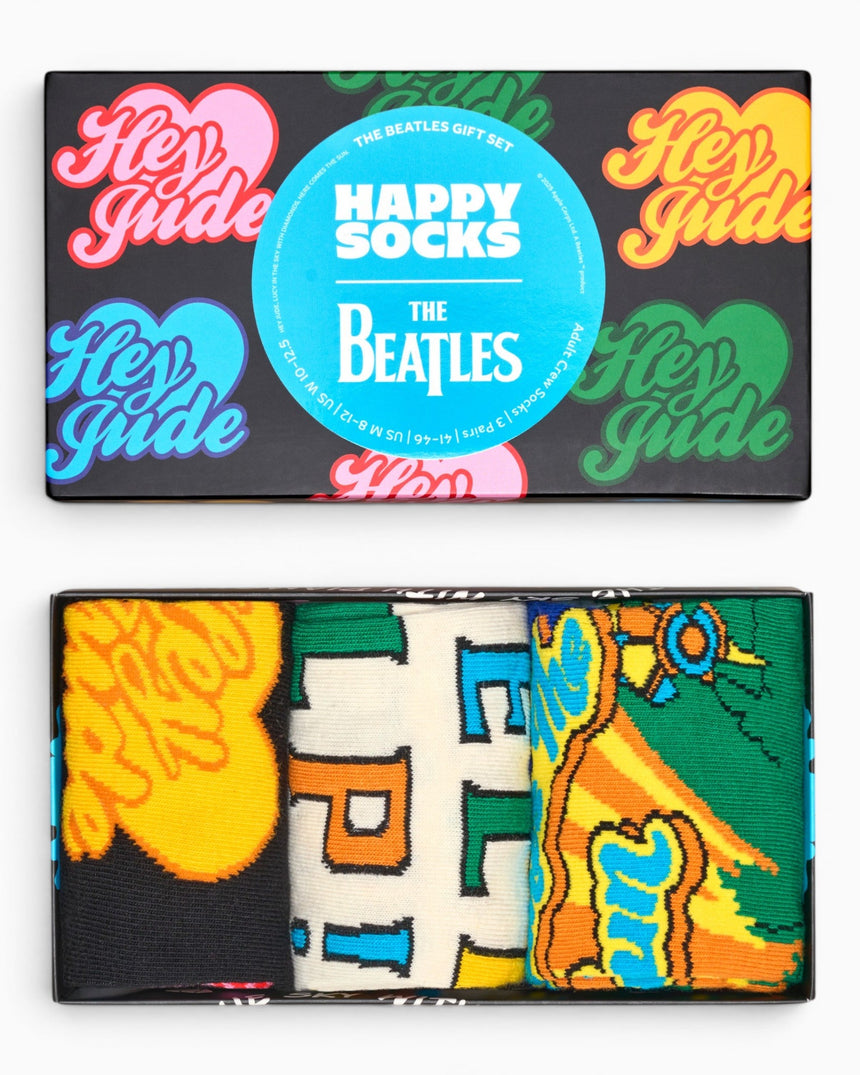 Happy Socks The Beatles Gift Set 3 Pack Çorap Çok Renkli