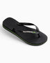 Havaianas Brasil Logo Erkek Terlik Black