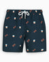 Hawksbill On The Rocks Erkek Şort Mayo Petrol Blue