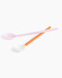 HAY Design Glass Spoons Duo Set of 2 Multi