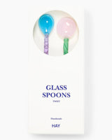 HAY Design Glass Spoons Twist Set of 2