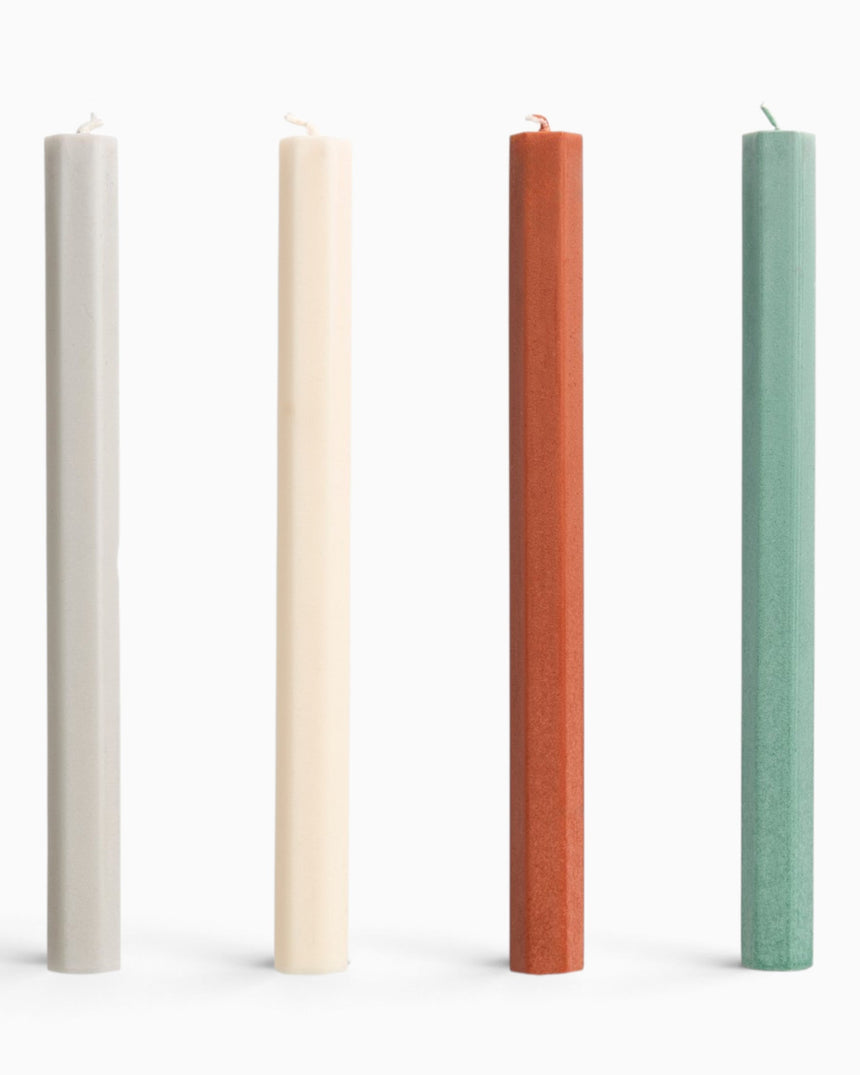 HAY Design Hexagon Candle Set of 4 Forest