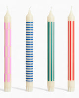 HAY Design Pattern Candle Crisp Mix Set of 4 Multi