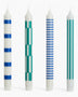HAY Design Pattern Candle Set of 4 Multi