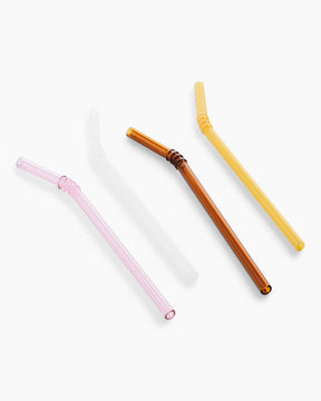 HAY Design Sip Swirl Straw Set of 4 Multi