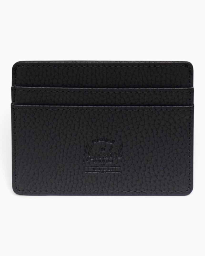 Herschel Charlie Vegan Leather Kartlık Black