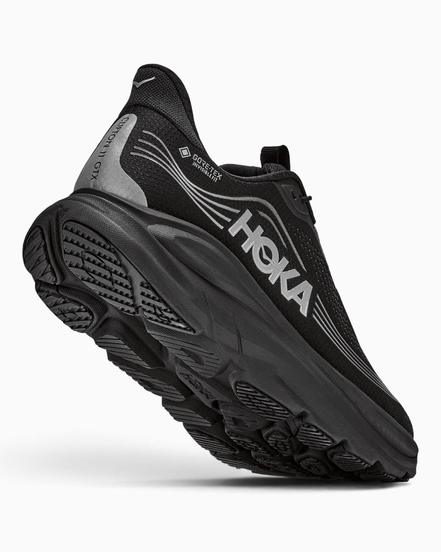 HOKA Clifton 11 GORE-TEX Erkek Sneaker Black/Black