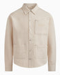House of Sunny Chain Stitch Shirt Kadın Gömlek Oat Wash