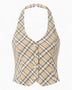 House of Sunny Sloane Check Kadın Yelek Multi