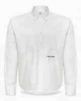KUNST STUDIO Box Fit Embroidered Shirt White