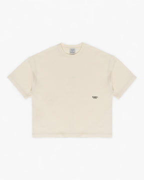 KUNST STUDIO SS Printed Box Fit T-Shirt Ecru