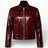 Kundura 70's Buzgu Leather Jacket Burgundy