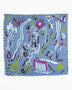Lar Studio Honeysuckle 42 x 42 Bandana Blue