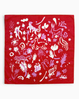 Lar Studio Narnia 52 x 52 Bandana Red