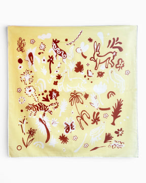 Lar Studio Narnia 52 x 52 Bandana Yellow
