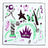 Lar Studio Queen of Hearts 52 x 52 Bandana White