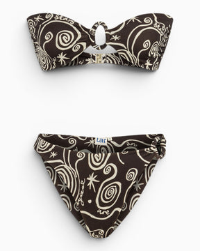 Lar Studio Stars Bikini Brown