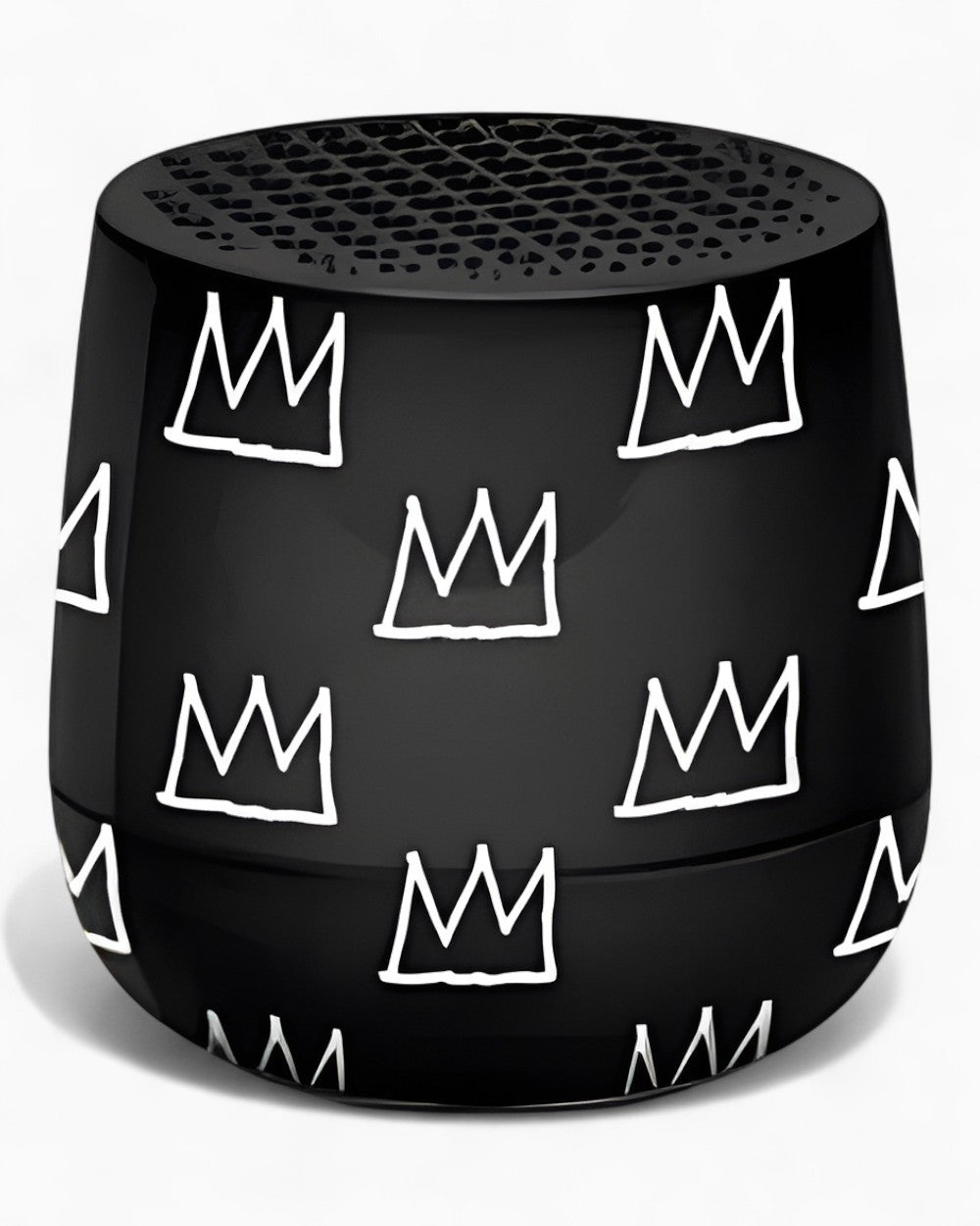 Lexon Lexon X Jean-Michel Basquiat Crown Mino + Bluetooth Hoparlör Siyah