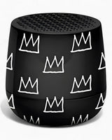 Lexon Lexon X Jean-Michel Basquiat Crown Mino + Bluetooth Hoparlör Siyah
