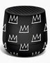 Lexon Lexon X Jean-Michel Basquiat Crown Mino + Bluetooth Hoparlör Siyah