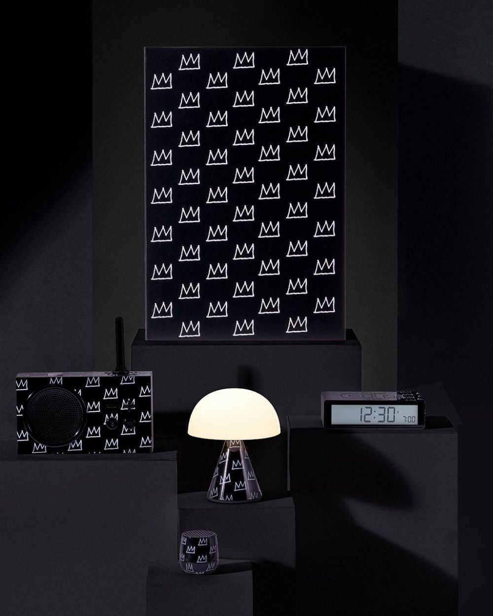Lexon Lexon X Jean-Michel Basquiat Crown Mino + Bluetooth Hoparlör