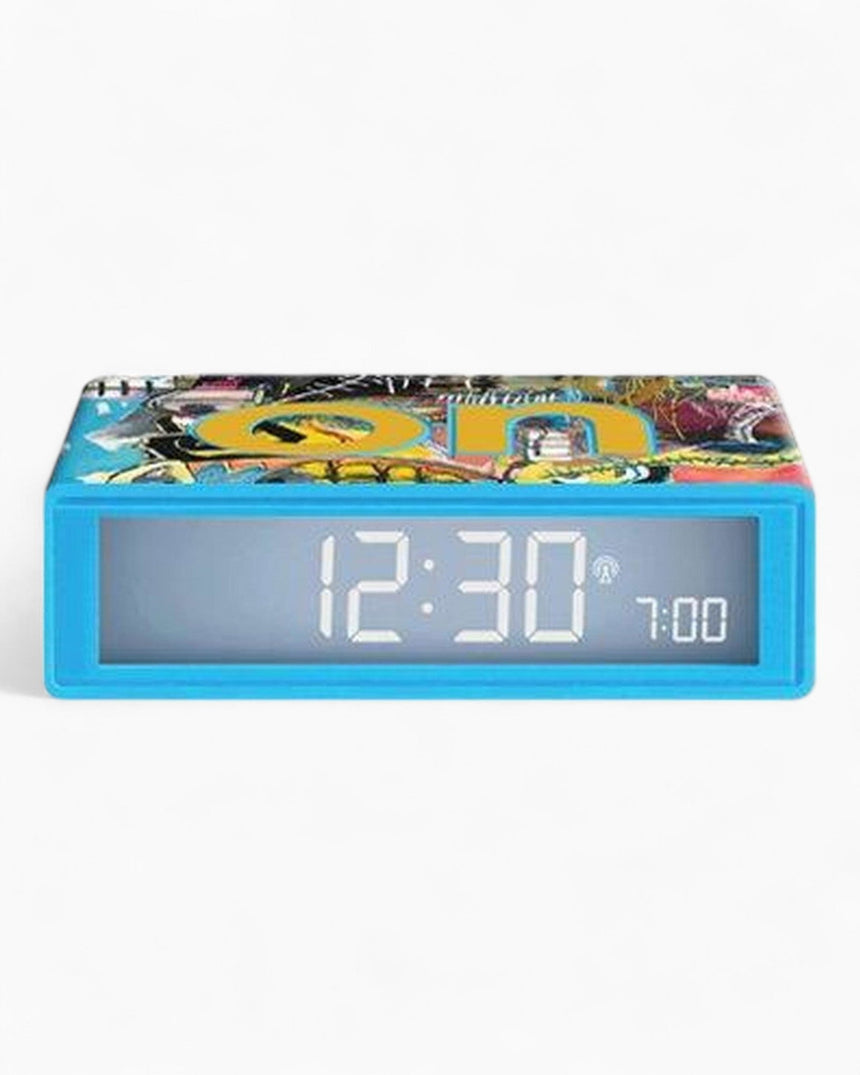 Lexon Lexon X Jean-Michel Basquiat Skull Flip + Alarm Saat Çok Renkli