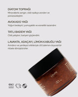 Loupe BDS74 - Sertifikalı Organik Body Scrub | Lavanta-Adaçayı-Limon Kabuğu Yağı