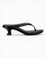 Melissa Flip Flop Kitten Heel Kadın Terlik Black