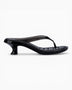 Melissa Flip Flop Kitten Heel Kadın Terlik Black
