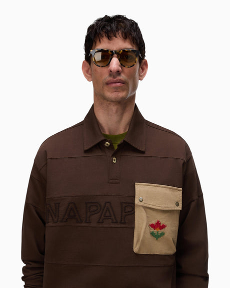 Napapijri Bloom Jersey Long-Sleeve Erkek Polo T-Shirt