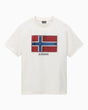 Napapijri Tiki Short-Sleeve T-Shirt White Whisper