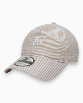New Era Athletics MLB Seersucker 9TWENTY Adjustable Şapka Beige