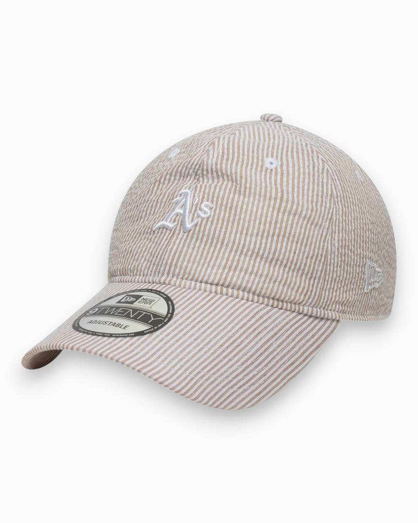 New Era Athletics MLB Seersucker 9TWENTY Adjustable Şapka Beige