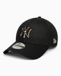 New Era NY Yankees Infill Animal Print 9FORTY Şapka Black