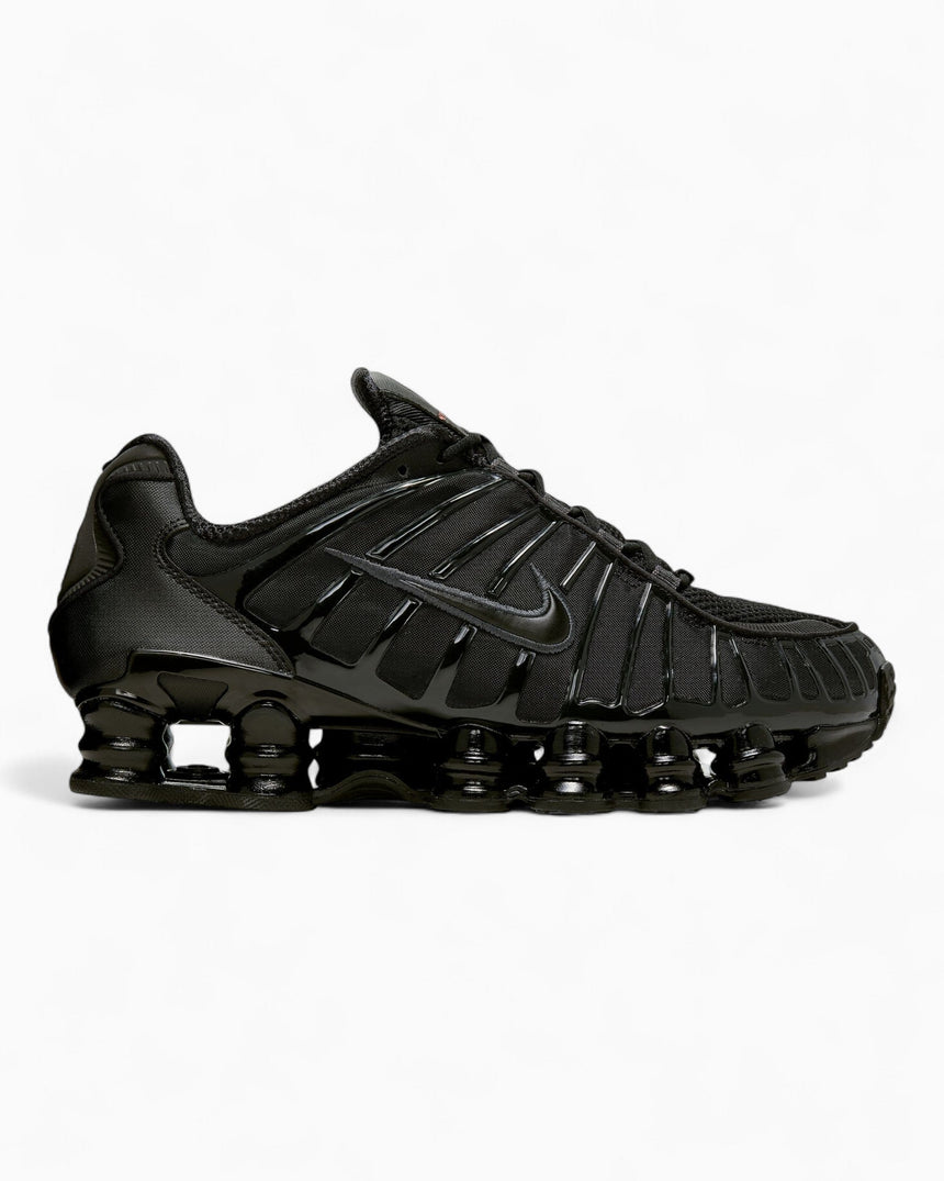 Nike Shox TL Kadın Sneaker Black/Black - Mtlc Hematite - Max Orange