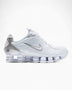 Nike Shox TL Kadın Sneaker White/White-Metallic Silver-Max Orange