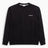 Norse Projects Arne Relaxed Organic Logo Erkek Sweatshirt Black